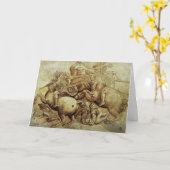 Leonardo da Vincis Schlacht von Anghiari Karte (Gelbe Blume)