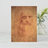 Leonardo da Vincis Selbstportrait, Renaissance Art (Stehend Vorderseite)