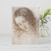 Leonardo da Vincis Studie des Leiters von Leda Einladung (Stehend Vorderseite)