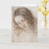 Leonardo da Vincis Studie des Leiters von Leda Karte (Gelbe Blume)