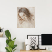 Leonardo da Vincis Studie des Leiters von Leda Poster (Heimbüro)