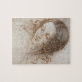 Leonardo da Vincis Studie des Leiters von Leda Puzzle (Horizontal)