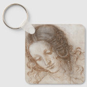 Leonardo da Vincis Studie des Leiters von Leda Schlüsselanhänger (Vorderseite)