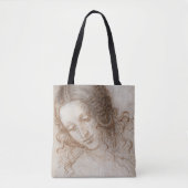 Leonardo da Vincis Studie des Leiters von Leda Tasche (Vorderseite)