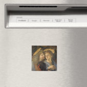 Leonardo da Vincis Taufe Christi Angels Magnet (In Situ (Geschirrspüler))