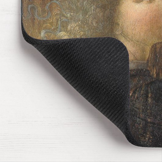 Leonardo da Vincis Taufe Christi Angels Mousepad (Ecke)