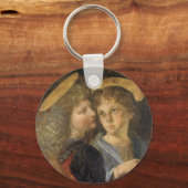 Leonardo da Vincis Taufe Christi Angels Schlüsselanhänger (Rückseite)