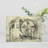 Leonardo da Vincis Treadmill Powered Crossbow (Stehend Vorderseite)