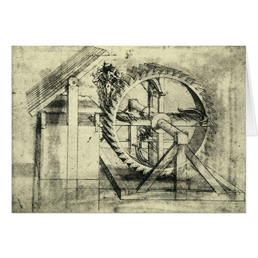 Leonardo da Vincis Treadmill Powered Crossbow (Vorderseite (Horizontal))