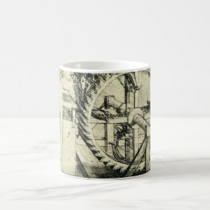 Leonardo da Vincis Treadmill Powered Crossbow Kaffeetasse