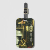 Leonardo da Vincis Verkündung des Herrn Gepäckanhänger (Vorderseite Vertikal)