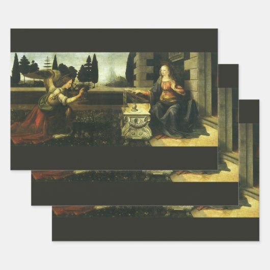 Leonardo da Vincis Verkündung des Herrn Geschenkpapier Set (Set)