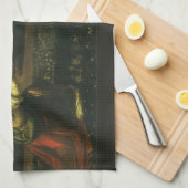 Leonardo da Vincis Verkündung des Herrn Geschirrtuch (Viertel Falte)