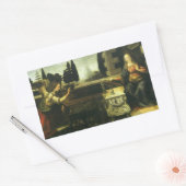 Leonardo da Vincis Verkündung des Herrn Rechteckiger Aufkleber (Umschlag)