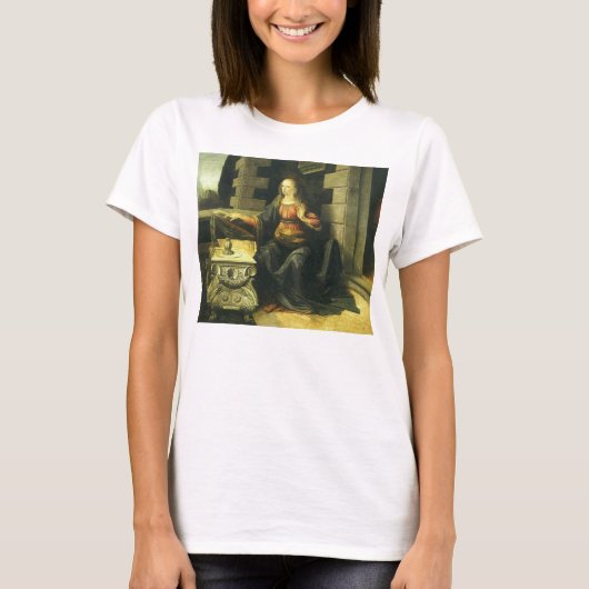Leonardo da Vincis Verkündung des Herrn T-Shirt (Vorderseite)