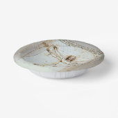 Leonardo da Vinci's Vitruvian Man Paper Plate Pappteller (Gewinkelt)