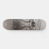 Leonardo da Vincis Vitruvian Mann Skateboard (Horizontal)