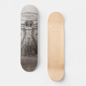 Leonardo da Vincis Vitruvian Mann Skateboard (Vorderseite)