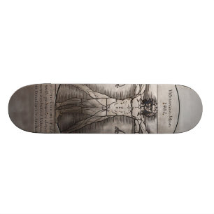 Leonardo da Vincis Vitruvian Mann Skateboard