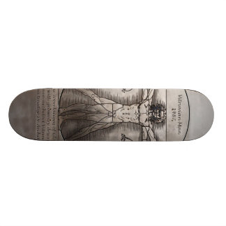 Leonardo da Vincis Vitruvian Mann Skateboard
