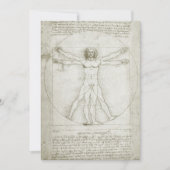 Leonardo da Vincis Vitruvianischer Mann (Vorderseite)