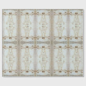 Leonardo da Vincis Vitruvianischer Mann Geschenkpapier (Flach)