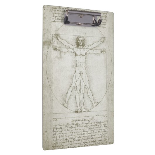 Leonardo da Vincis Vitruvianischer Mann Klemmbrett (Rechts)