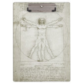Leonardo da Vincis Vitruvianischer Mann Klemmbrett (Vorderseite)
