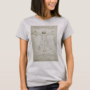 Leonardo da Vincis Vitruvianischer Mensch T-Shirt