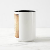 Leonardo da Vincis Zeichn von Rocket Coffee Tasse (Zentrum)