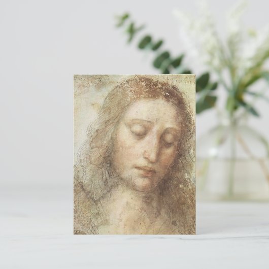 Leonardo DaVinci - Der Christus Postkarte (Stehend Vorderseite)
