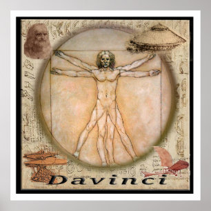 Leonardo Davinci Poster