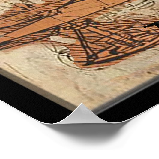 Leonardo Davinci Poster (Ecke)