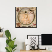Leonardo Davinci Poster (Heimbüro)