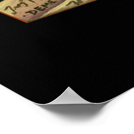 Leonardo daVinci Poster (Ecke)