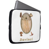 Leonardo Davinci-Produkte Laptopschutzhülle (Vorne Rechts)