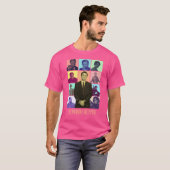 Leonardo Dicaprio - Iconic Roles Collage T-Shirt (Vorne ganz)