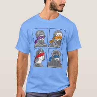Leonardo Donatello Raphael Michelangelo Gift funny T-Shirt
