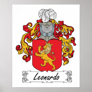 Leonardo Familienwappen Poster