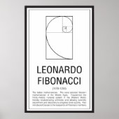 Leonardo Fibonacci Poster (Vorne)