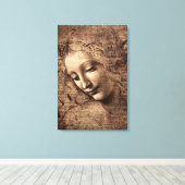 Leonardo La Scapigliata Renaissance Leinwand Kunst (Insitu (Holzboden))