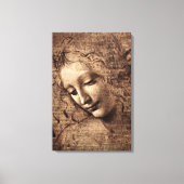 Leonardo La Scapigliata Renaissance Leinwand Kunst (Vorderseite)