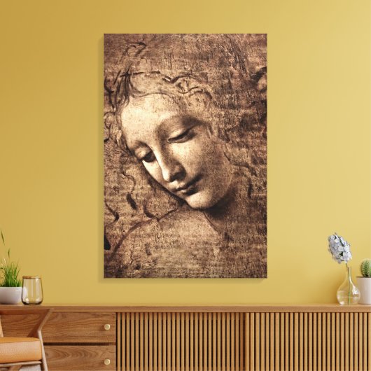Leonardo La Scapigliata Renaissance Leinwand Kunst (Insitu (Wohnzimmer))