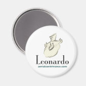 Leonardo - Magnetstandardgröße Magnet (Vorderseite/Rückseite)