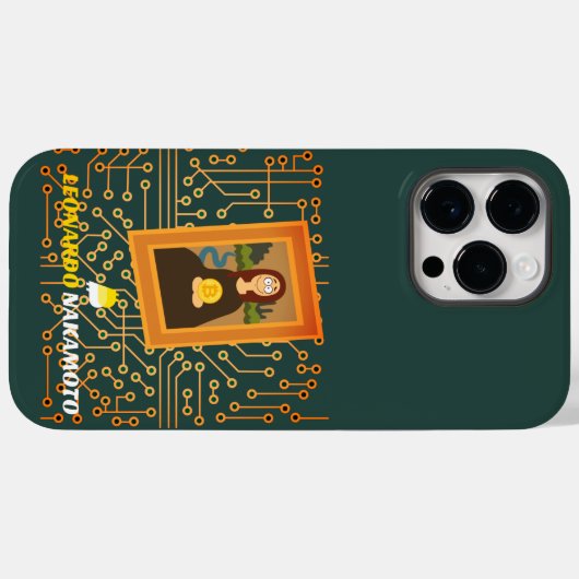 Leonardo Nakamoto Case-Mate iPhone Hülle (Rückseite (Horizontal))