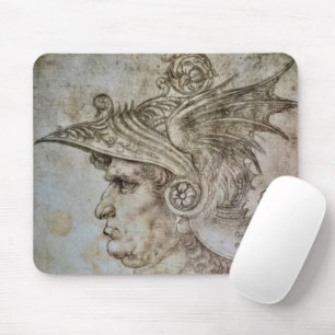 Leonardo’s Helmbewehrter Krieger  Mousepad