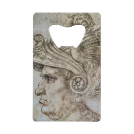 Leonardo’s Helmeted Warrior  Geldbeutel Flaschenöffner