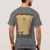 LEONARDO-Schädel T-Shirt (Rückseite)