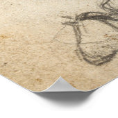 Leonardo Study For Horse Legs Poster (Ecke)