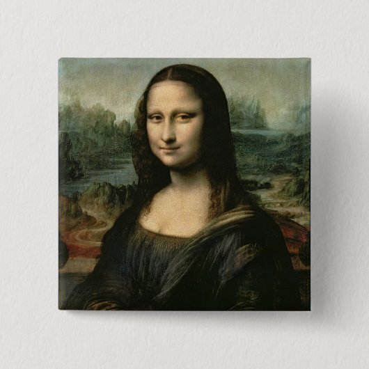 Leonardo Vinci | Mona Lisa, c.1503-6 Button (Vorderseite)